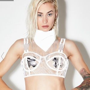 HIGH TECH REFLECTIVE BRA TOP